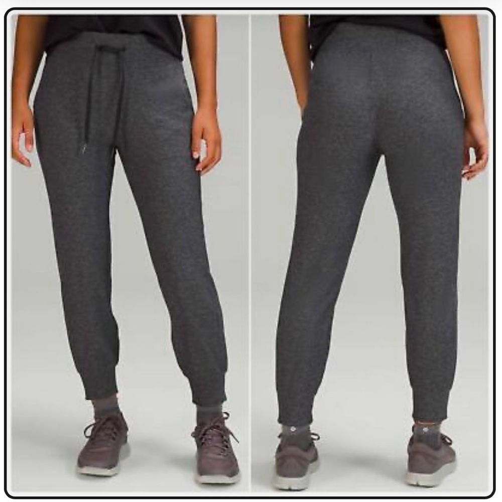Ready to Rulu High Rise Jogger *7/8 Length Heathered Raceway Grey/Black